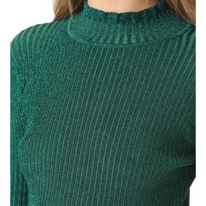 NWT Milly Green Metallic Stardust Sweater- L